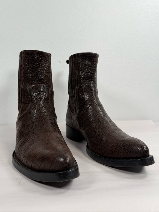 Buttero Santomato Men’s Exotic Chelsea Boots Size 9 (42 ArtEffects Made In Italy main image 6